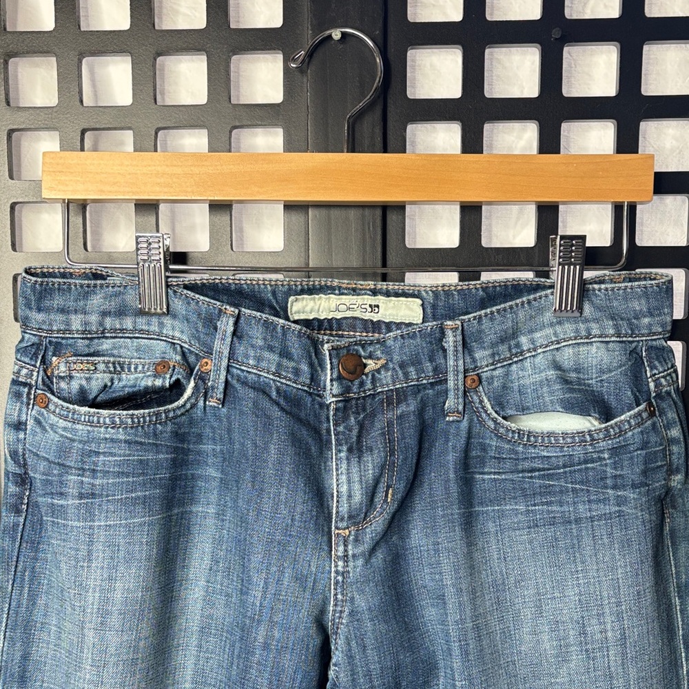 💙 Joe’s Jeans Flare Leg Blue Denim Women’s 29 Classic Cotton Stretch 💙 - Picture 4 of 16